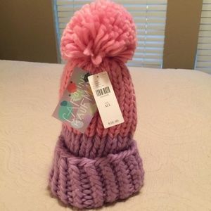 Anthropologie Pom Pom Beanie
